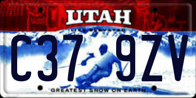 UT license plate C379ZV