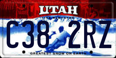 UT license plate C382RZ