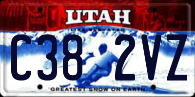 UT license plate C382VZ