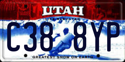 UT license plate C388YP