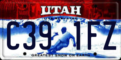 UT license plate C391FZ