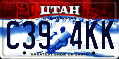 UT license plate C394KK
