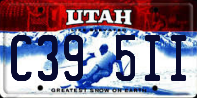 UT license plate C395II