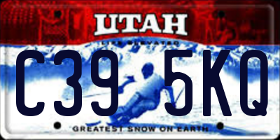 UT license plate C395KQ