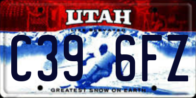UT license plate C396FZ