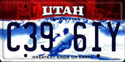 UT license plate C396IY