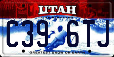UT license plate C396TJ