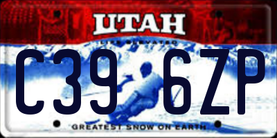 UT license plate C396ZP