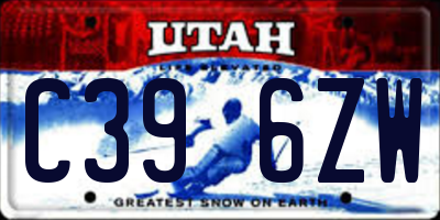 UT license plate C396ZW