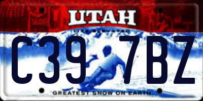 UT license plate C397BZ