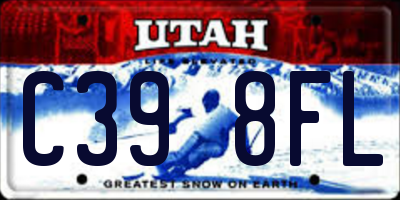 UT license plate C398FL
