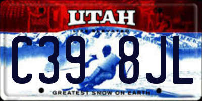 UT license plate C398JL