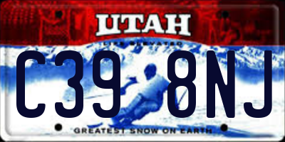 UT license plate C398NJ