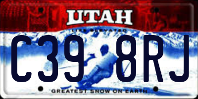 UT license plate C398RJ