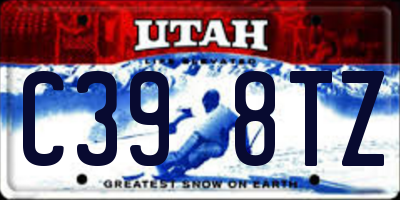 UT license plate C398TZ
