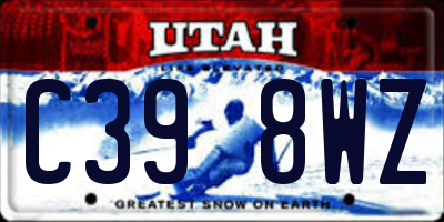 UT license plate C398WZ