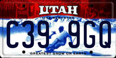 UT license plate C399GQ