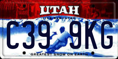 UT license plate C399KG