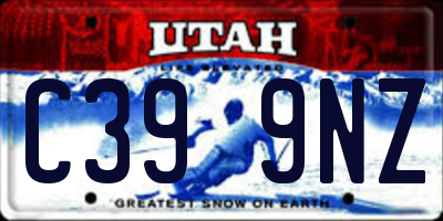 UT license plate C399NZ