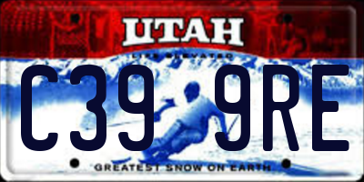 UT license plate C399RE