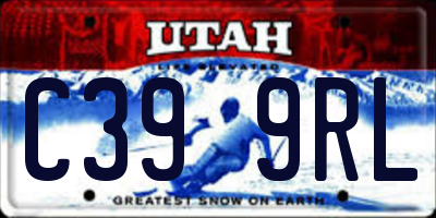UT license plate C399RL