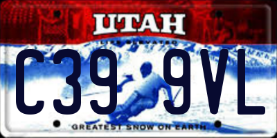 UT license plate C399VL