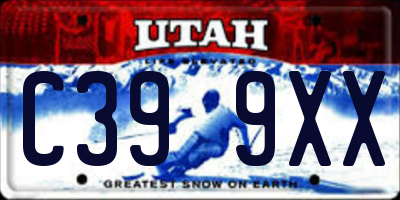 UT license plate C399XX