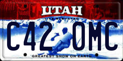 UT license plate C420MC