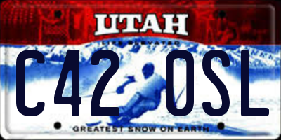 UT license plate C420SL
