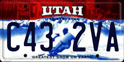 UT license plate C432VA