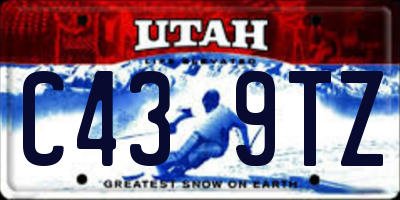 UT license plate C439TZ