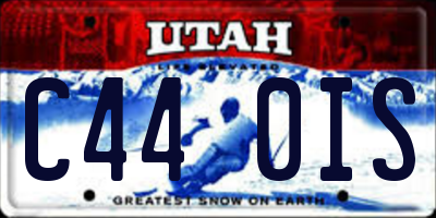 UT license plate C440IS