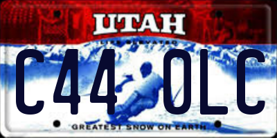 UT license plate C440LC
