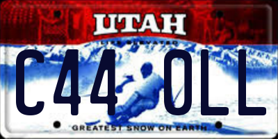 UT license plate C440LL