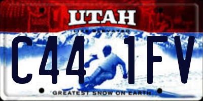 UT license plate C441FV