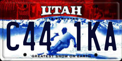 UT license plate C441KA