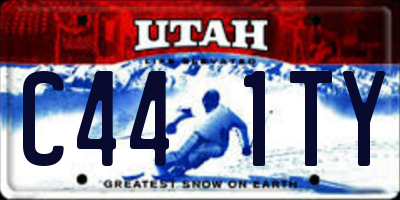 UT license plate C441TY