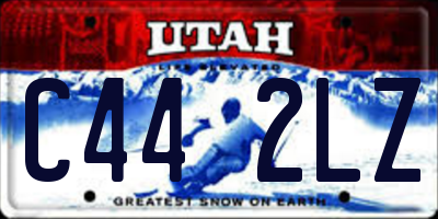 UT license plate C442LZ