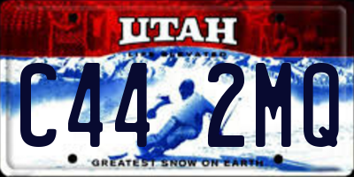 UT license plate C442MQ
