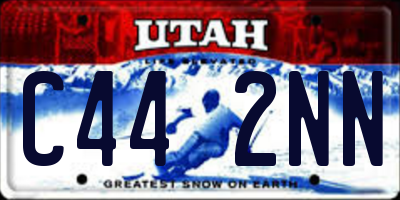 UT license plate C442NN