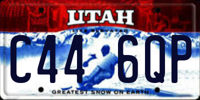 UT license plate C446QP