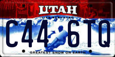 UT license plate C446TQ