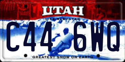 UT license plate C446WQ