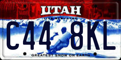 UT license plate C448KL