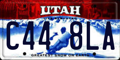 UT license plate C448LA