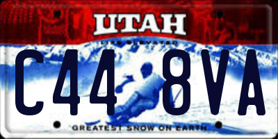 UT license plate C448VA