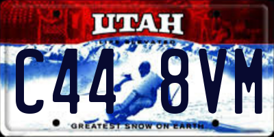 UT license plate C448VM