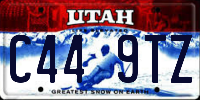 UT license plate C449TZ