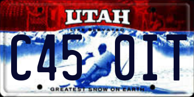 UT license plate C450IT