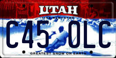 UT license plate C450LC